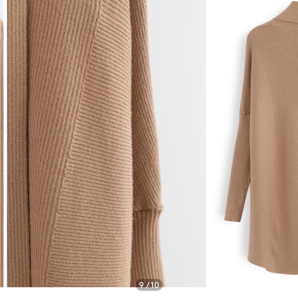 Chicwish Basic Rib Knit Drape Neck Cardigan - image 3